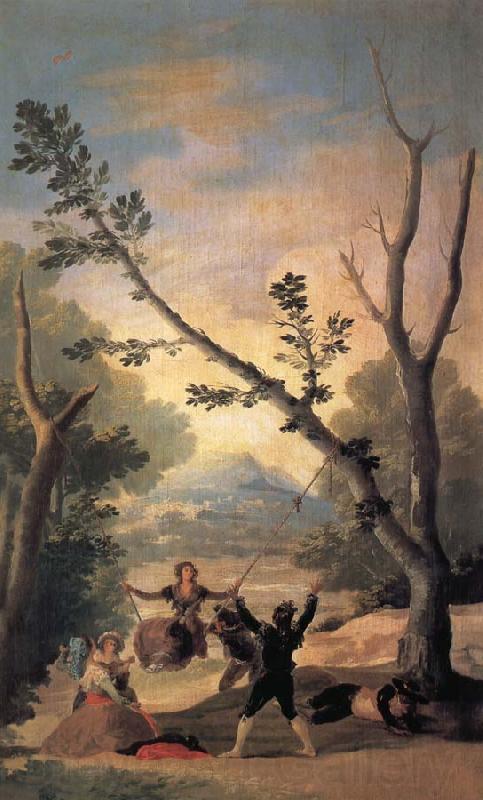 Francisco Goya The Swing Norge oil painting art
